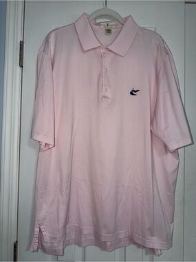 Fairway Greene pink polo golf shirt men’s size XL cotton